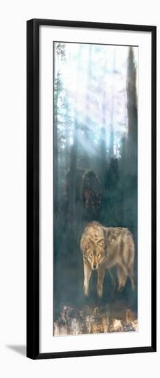 Wolves Merged-Murray Murray Henderson Fine Art-Framed Giclee Print