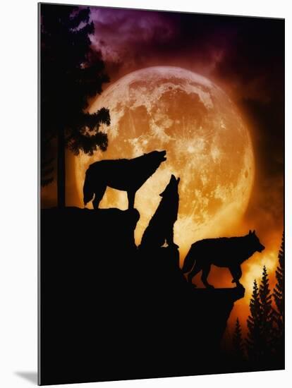 Wolves Peak-Julie Fain-Mounted Art Print