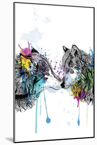 Wolves-Karin Roberts-Mounted Art Print