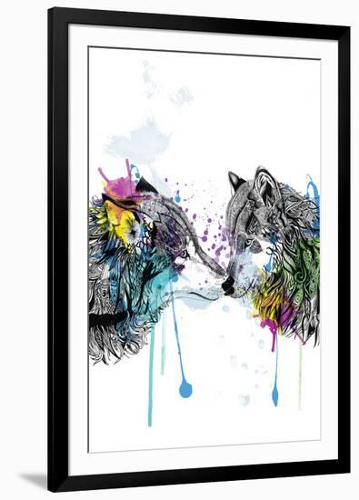 Wolves-Karin Roberts-Framed Art Print