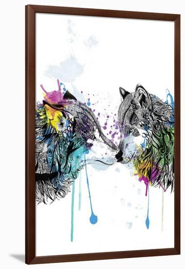 Wolves-Karin Roberts-Framed Art Print