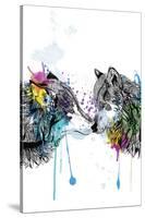 Wolves-Karin Roberts-Stretched Canvas