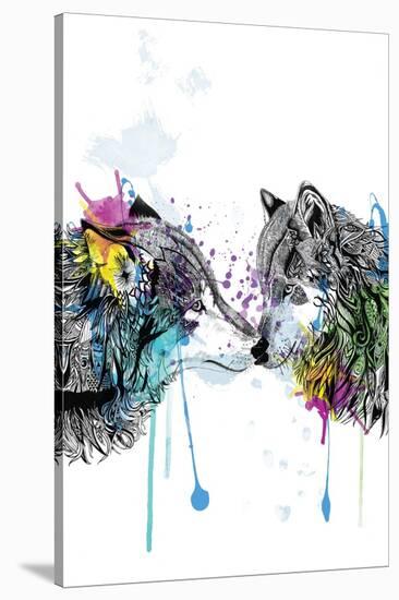 Wolves-Karin Roberts-Stretched Canvas