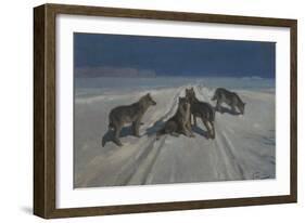 Wolves-Alexei Stepanovich Stepanov-Framed Giclee Print