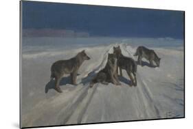 Wolves-Alexei Stepanovich Stepanov-Mounted Giclee Print