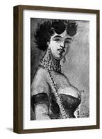 Woman, 19th Century-Constantin Guys-Framed Giclee Print