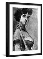 Woman, 19th Century-Constantin Guys-Framed Giclee Print