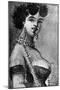 Woman, 19th Century-Constantin Guys-Mounted Giclee Print