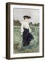 Woman Alone-Pompeo Mariani-Framed Giclee Print