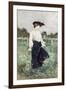 Woman Alone-Pompeo Mariani-Framed Giclee Print