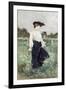 Woman Alone-Pompeo Mariani-Framed Giclee Print