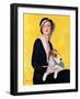 "Woman and Airedale,"May 13, 1933-Charles W. Dennis-Framed Premium Giclee Print