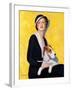 "Woman and Airedale,"May 13, 1933-Charles W. Dennis-Framed Giclee Print