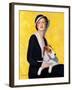 "Woman and Airedale,"May 13, 1933-Charles W. Dennis-Framed Giclee Print