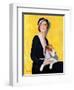 "Woman and Airedale,"May 13, 1933-Charles W. Dennis-Framed Giclee Print