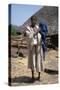 Woman and baby in a village near the Blue Nile Falls, Ethiopia-Vivienne Sharp-Stretched Canvas