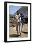 Woman and baby in a village near the Blue Nile Falls, Ethiopia-Vivienne Sharp-Framed Photographic Print