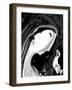 Woman and Bird-Rabi Khan-Framed Art Print