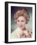 Woman and Bouquet, Woof-Charles Woof-Framed Photographic Print