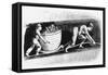 Woman and Boy Drawing a Corve Containing 3-4 Cwt of Coal, Bolton, Lancashire, 1848-null-Framed Stretched Canvas