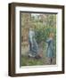 Woman and Child at the Well, 1882-Camille Pissarro-Framed Giclee Print