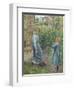 Woman and Child at the Well, 1882-Camille Pissarro-Framed Giclee Print