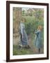 Woman and Child at the Well, 1882-Camille Pissarro-Framed Giclee Print