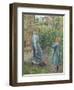 Woman and Child at the Well, 1882-Camille Pissarro-Framed Premium Giclee Print