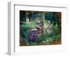 Woman and Child in a Garden, C.1883-84-Berthe Morisot-Framed Giclee Print