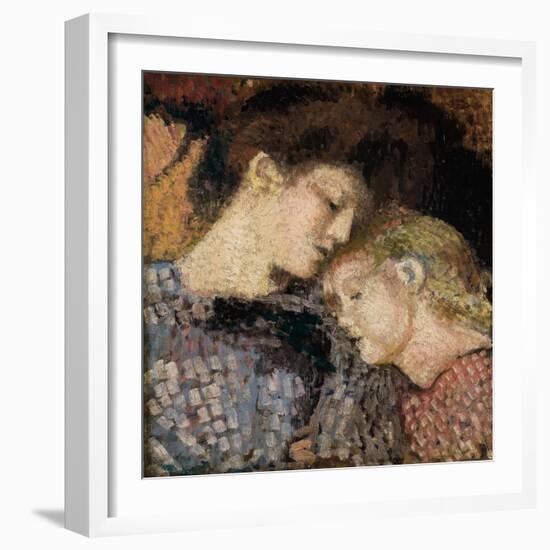 Woman and Child (Madame Georges Lemmen and Lise), 1907-Georges Lemmen-Framed Giclee Print