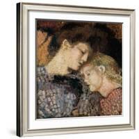 Woman and Child (Madame Georges Lemmen and Lise), 1907-Georges Lemmen-Framed Giclee Print