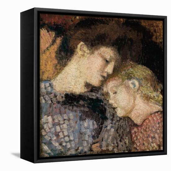 Woman and Child (Madame Georges Lemmen and Lise), 1907-Georges Lemmen-Framed Stretched Canvas