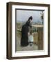 Woman and child on a balcony, 1872-Berthe Morisot-Framed Premium Giclee Print