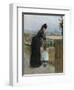 Woman and child on a balcony, 1872-Berthe Morisot-Framed Premium Giclee Print