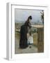 Woman and child on a balcony, 1872-Berthe Morisot-Framed Giclee Print