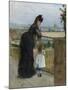 Woman and child on a balcony, 1872-Berthe Morisot-Mounted Giclee Print