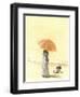 Woman and Child on Beach, 2015-Lincoln Seligman-Framed Giclee Print