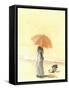 Woman and Child on Beach, 2015-Lincoln Seligman-Framed Stretched Canvas