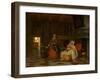 Woman and Child with Serving Maid, 1663-1665-Pieter de Hooch-Framed Giclee Print