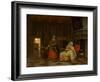 Woman and Child with Serving Maid, 1663-1665-Pieter de Hooch-Framed Giclee Print