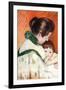 Woman and Child-Mary Cassatt-Framed Art Print