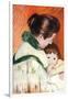 Woman and Child-Mary Cassatt-Framed Art Print