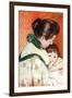 Woman and Child-Mary Cassatt-Framed Art Print