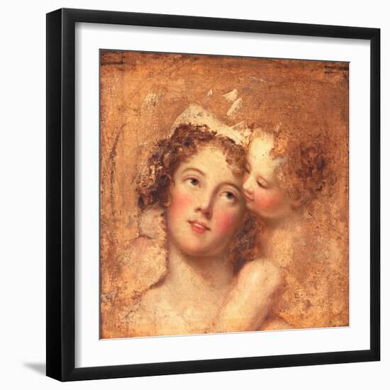 Woman and Child-Thomas Lawrence-Framed Giclee Print