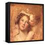 Woman and Child-Thomas Lawrence-Framed Stretched Canvas