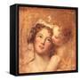 Woman and Child-Thomas Lawrence-Framed Stretched Canvas