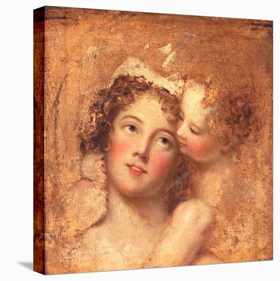 Woman and Child-Thomas Lawrence-Stretched Canvas