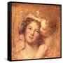 Woman and Child-Thomas Lawrence-Framed Stretched Canvas