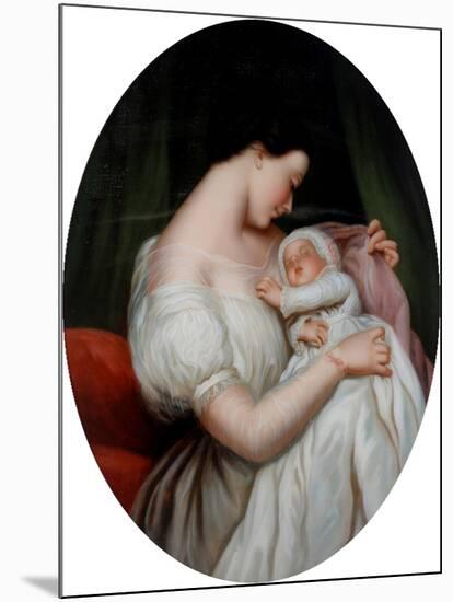 Woman and Child-null-Mounted Giclee Print