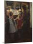 Woman and Children by the Piano, 1910-Harald Oscar Sohlberg-Mounted Giclee Print